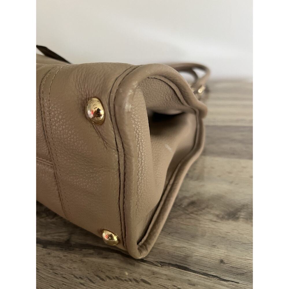 Michael Michael Kors Large Hudson Hobo Shoulder Bag Brown Leather Tote - Picture 10 of 15